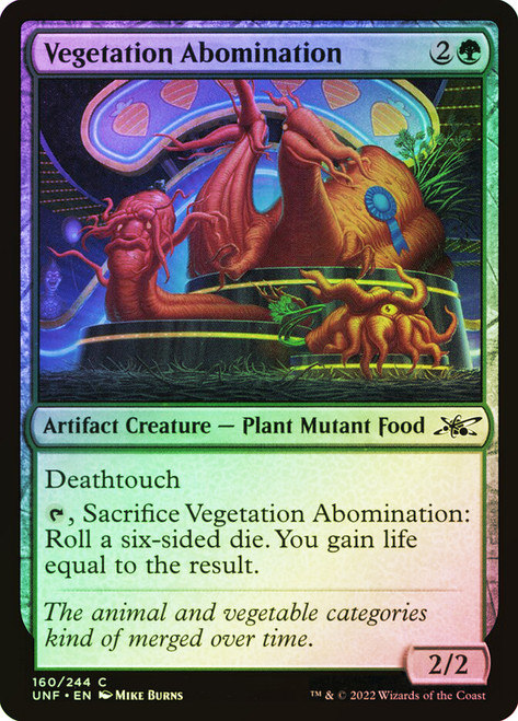 Vegetation Abomination\nUnfinity\nSingle\nMagic The Gathering