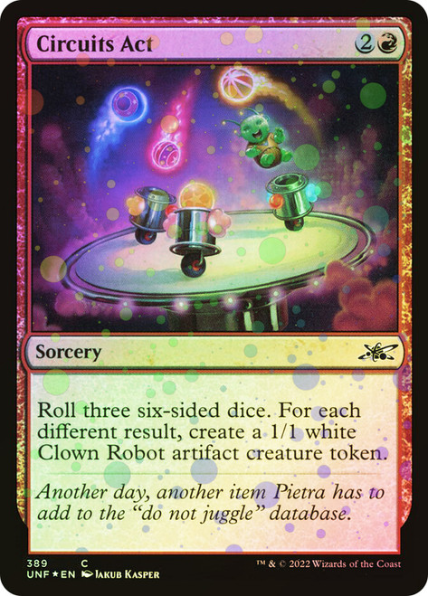 Circuits Act (Galaxy Foil)\nUnfinity - Galaxy Foil\nSingle\nMagic The Gathering