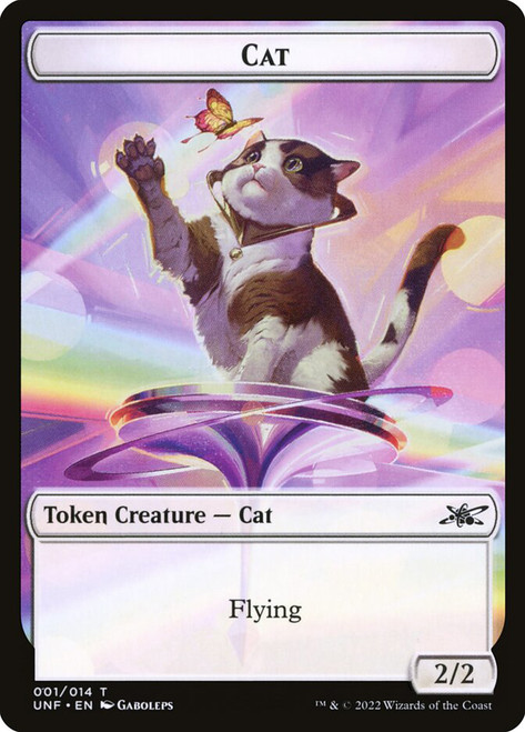 {Cat Token}\nUnfinity\nSingle\nMagic The Gathering