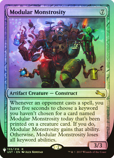 Modular Monstrosity\nMystery Booster / The List\nSingle\nMagic The Gathering