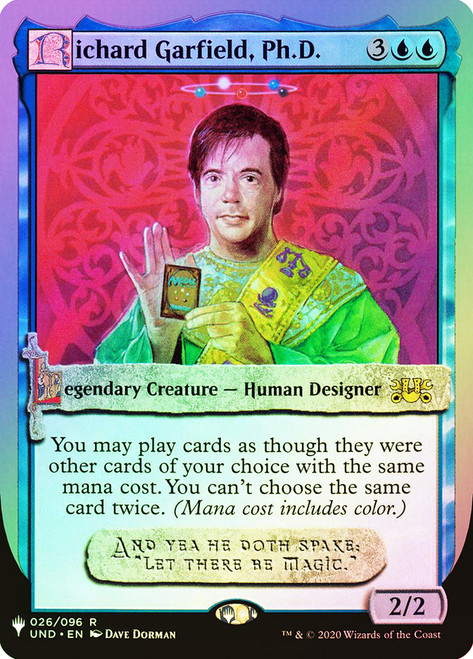 Richard Garfield, Ph.D.\nMystery Booster / The List\nSingle\nMagic The Gathering