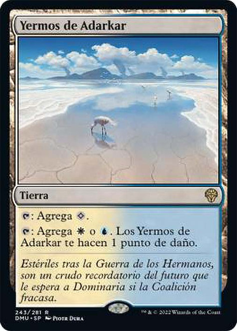 Adarkar Wastes\nDominaria United - Spanish\nSingle\nMagic The Gathering