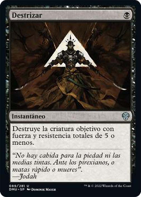 Cut Down\nDominaria United - Spanish\nSingle\nMagic The Gathering