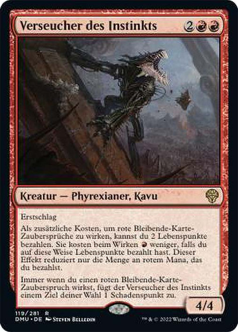 Defiler of Instinct\nDominaria United - German\nSingle\nMagic The Gathering