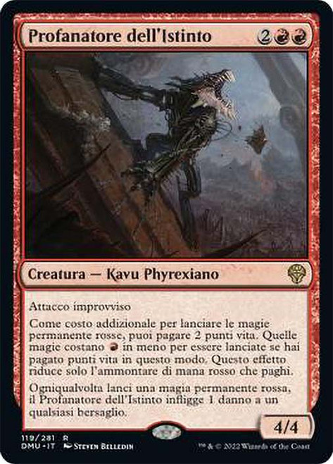 Defiler of Instinct\nDominaria United - Italian\nSingle\nMagic The Gathering