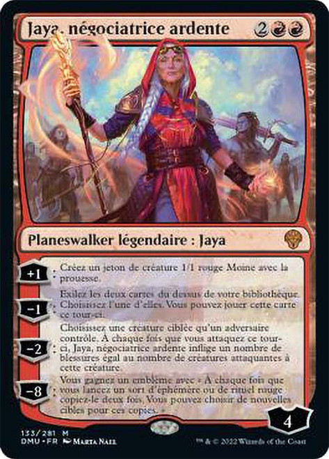 Jaya, Fiery Negotiator\nDominaria United - French\nSingle\nMagic The Gathering