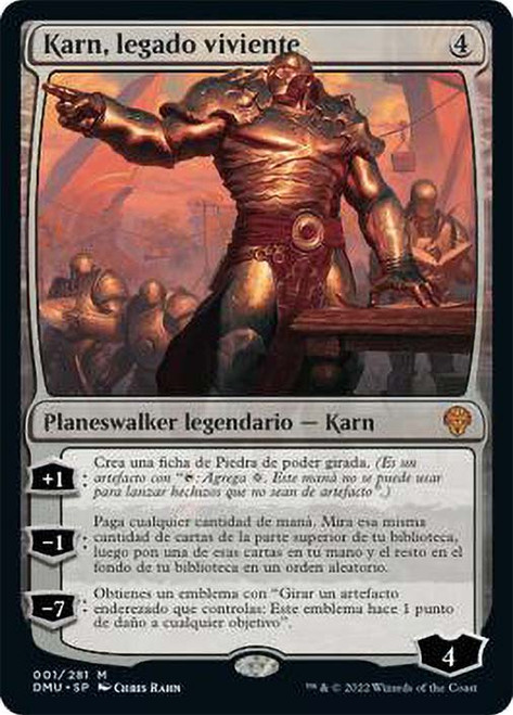 Karn, Living Legacy\nDominaria United - Spanish\nSingle\nMagic The Gathering