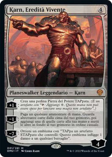 Karn, Living Legacy\nDominaria United - Italian\nSingle\nMagic The Gathering