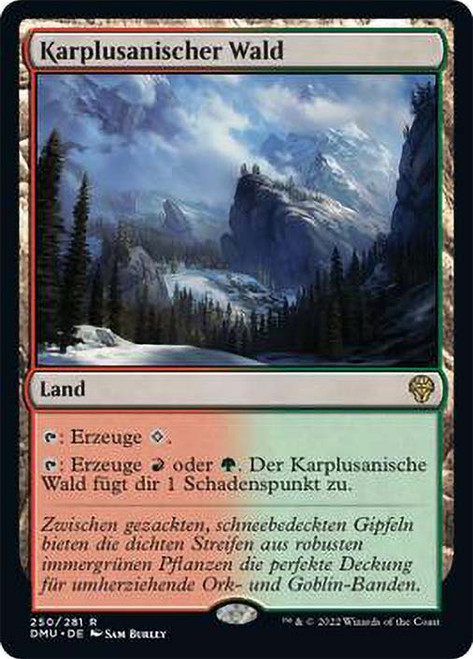 カープルーザンの森/Karplusan Forest 4枚セット ICE MTG Karplusan Forest | Dominaria United | Star City Games