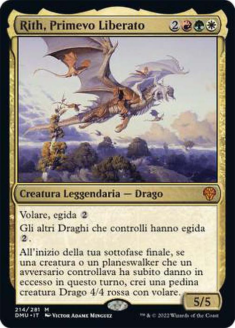 Rith, Liberated Primeval\nDominaria United - Italian\nSingle\nMagic The Gathering