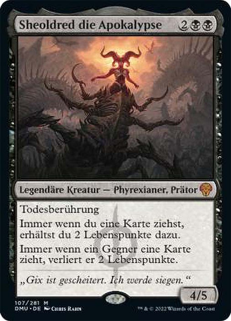 MTG シェオルドレッド/Sheoldred, the Apocalypse Sheoldred, the Apocalypse | Dominaria United | Star City Games