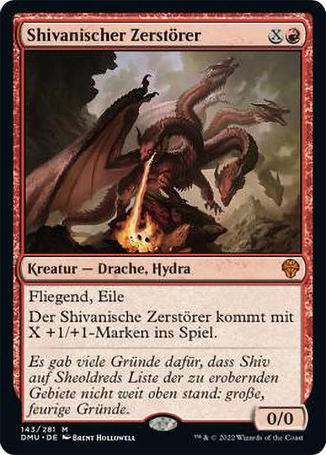 Shivan Devastator\nDominaria United - German\nSingle\nMagic The Gathering