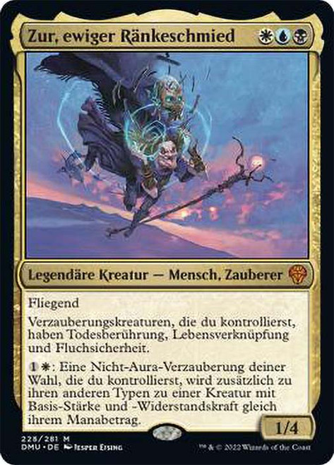 Zur, Eternal Schemer\nDominaria United - German\nSingle\nMagic The Gathering
