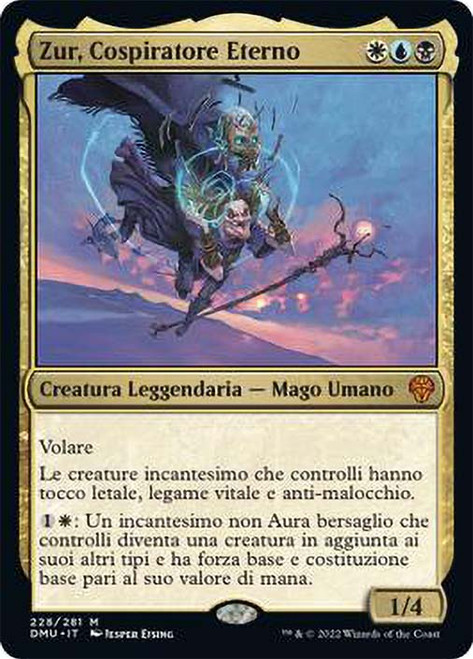Zur, Eternal Schemer\nDominaria United - Italian\nSingle\nMagic The Gathering
