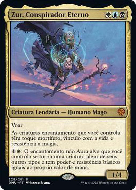 Zur, Eternal Schemer\nDominaria United - Portuguese\nSingle\nMagic The Gathering