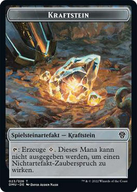 {Powerstone Token}\nDominaria United - German\nSingle\nMagic The Gathering
