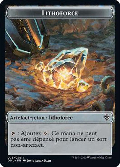 {Powerstone Token}\nDominaria United - French\nSingle\nMagic The Gathering