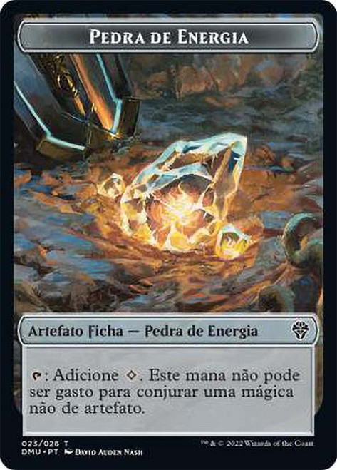{Powerstone Token}\nDominaria United - Portuguese\nSingle\nMagic The Gathering
