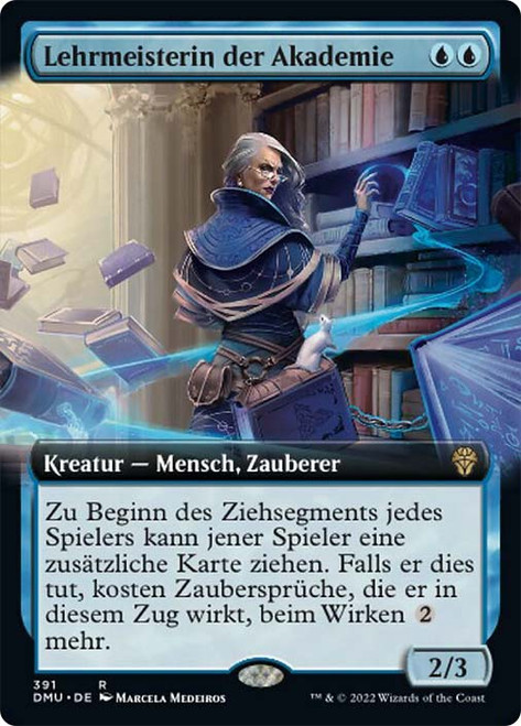 Academy Loremaster (Extended Art)\nDominaria United - Variants - German\nSingle\nMagic The Gathering