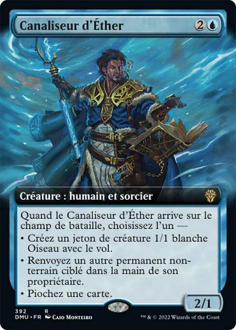 Aether Channeler (Extended Art)\nDominaria United - Variants - French\nSingle\nMagic The Gathering