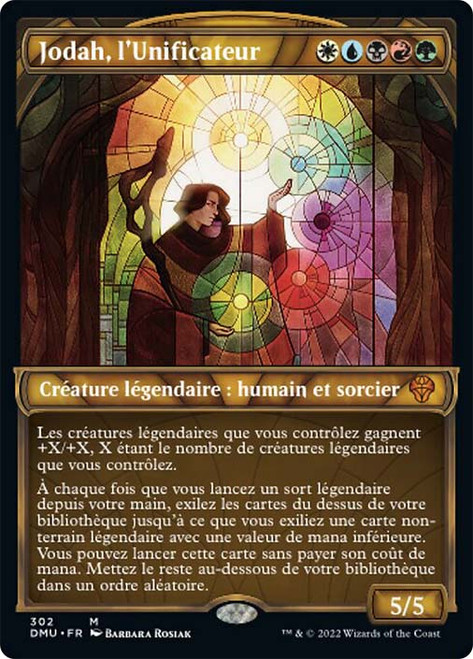 Jodah, the Unifier (Showcase)\nDominaria United - Variants - French\nSingle\nMagic The Gathering