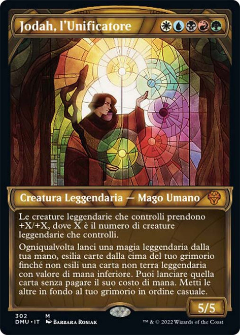Jodah, the Unifier (Showcase)\nDominaria United - Variants - Italian\nSingle\nMagic The Gathering