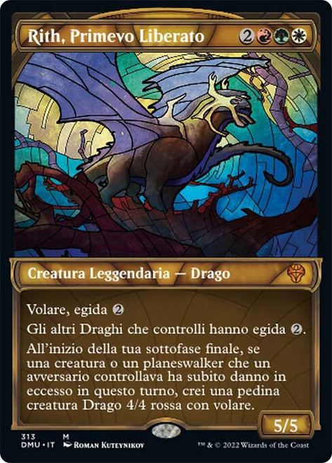 Rith, Liberated Primeval (Showcase)\nDominaria United - Variants - Italian\nSingle\nMagic The Gathering