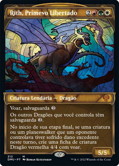 Rith, Liberated Primeval (Showcase)\nDominaria United - Variants - Portuguese\nSingle\nMagic The Gathering