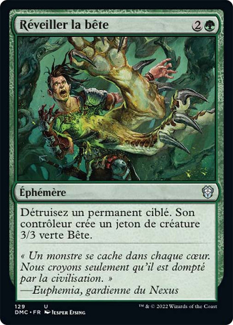 Beast Within\nDominaria United Commander - French\nSingle\nMagic The Gathering