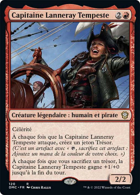Captain Lannery Storm\nDominaria United Commander - French\nSingle\nMagic The Gathering