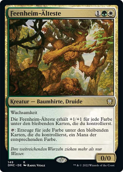 Faeburrow Elder\nDominaria United Commander - German\nSingle\nMagic The Gathering