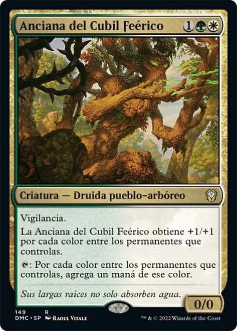 Faeburrow Elder\nDominaria United Commander - Spanish\nSingle\nMagic The Gathering