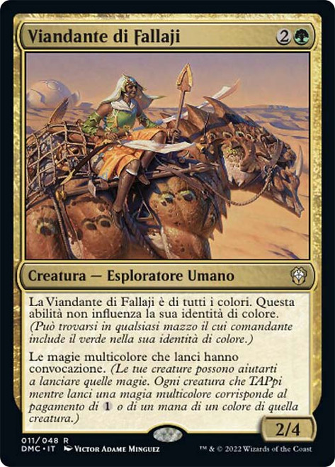 Fallaji Wayfarer\nDominaria United Commander - Italian\nSingle\nMagic The Gathering