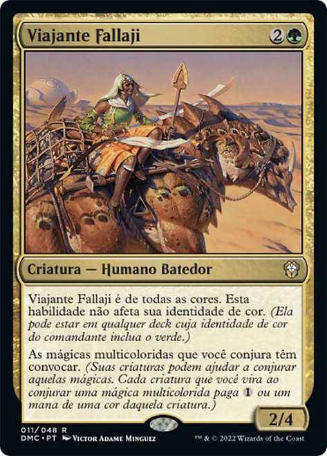 Fallaji Wayfarer\nDominaria United Commander - Portuguese\nSingle\nMagic The Gathering