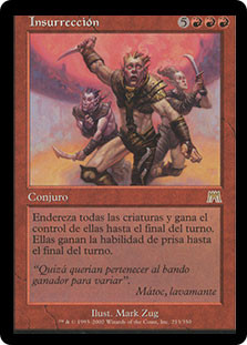 Insurrection
Onslaught - Spanish
Single
Magic The Gathering