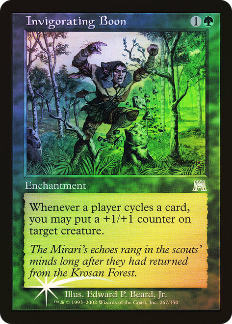 Invigorating Boon\nOnslaught\nSingle\nMagic The Gathering