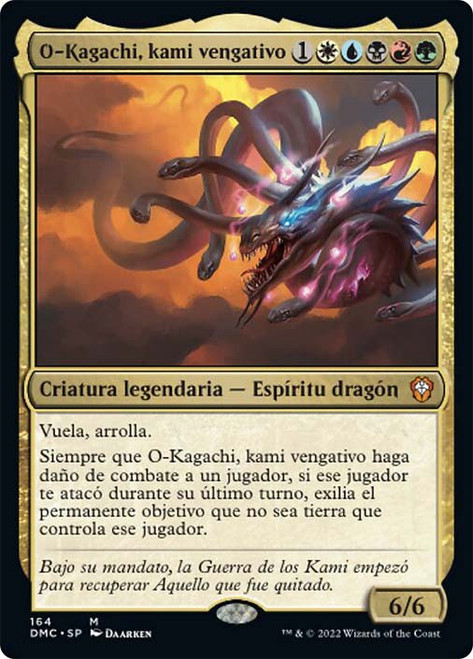 O-Kagachi, Vengeful Kami\nDominaria United Commander - Spanish\nSingle\nMagic The Gathering