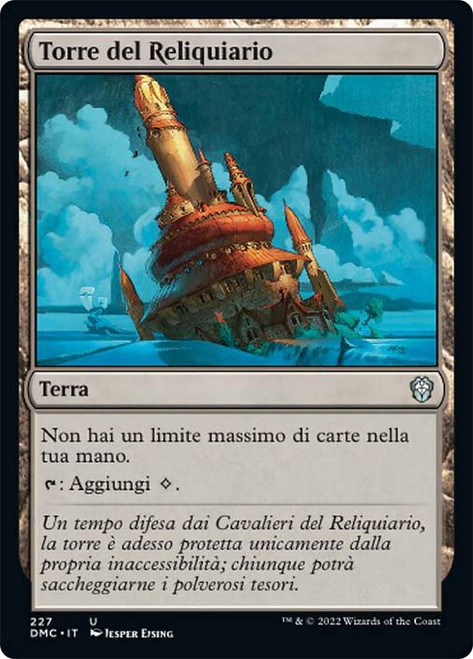 Reliquary Tower\nDominaria United Commander - Italian\nSingle\nMagic The Gathering