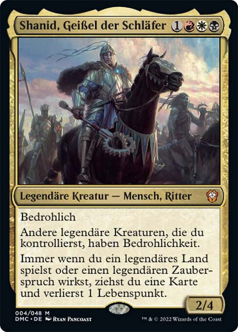 Shanid, Sleepers' Scourge\nDominaria United Commander - German\nSingle\nMagic The Gathering