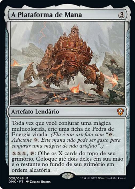 The Mana Rig\nDominaria United Commander - Portuguese\nSingle\nMagic The Gathering