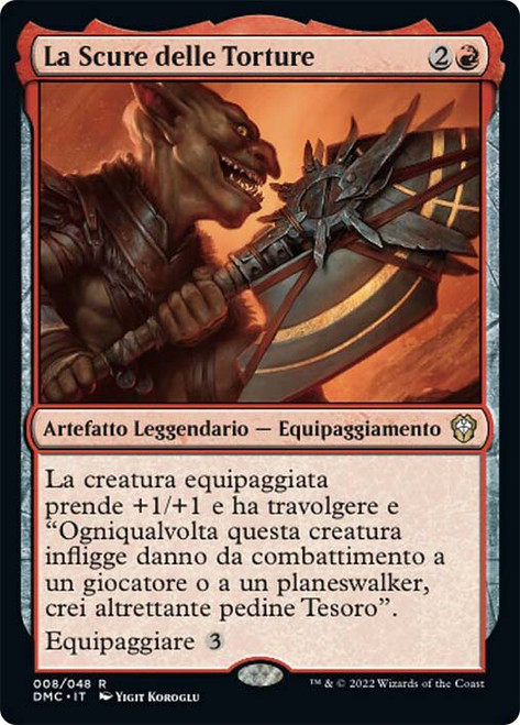The Reaver Cleaver\nDominaria United Commander - Italian\nSingle\nMagic The Gathering