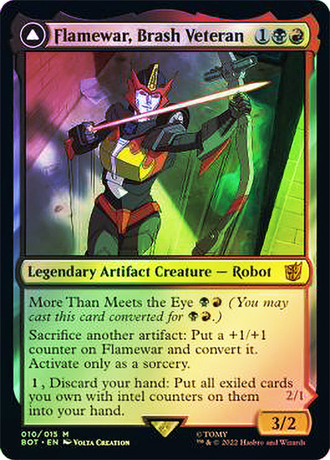 Flamewar, Brash Veteran // Flamewar, Streetwise Operative