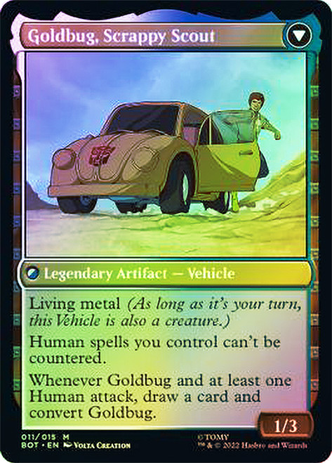 Goldbug, Humanity's Ally // Goldbug, Scrappy Scout | Transformers