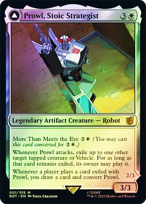 Prowl, Stoic Strategist // Prowl, Pursuit Vehicle Prowl, Stoic Strategist // Prowl, Pursuit Vehicle
