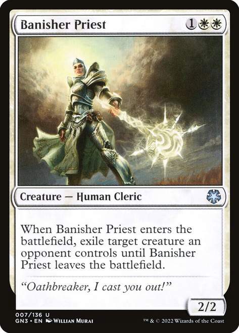 Banisher Priest\nGame Night: Free-for-All\nSingle\nMagic The Gathering