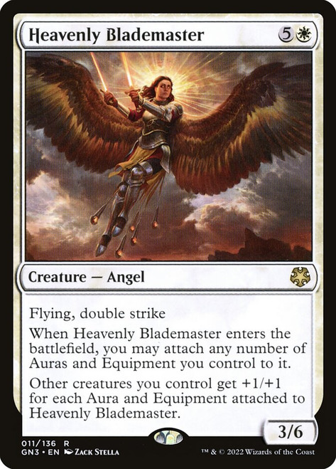 Heavenly Blademaster\nGame Night: Free-for-All\nSingle\nMagic The Gathering