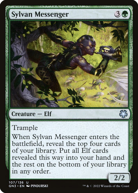 Sylvan Messenger\nGame Night: Free-for-All\nSingle\nMagic The Gathering