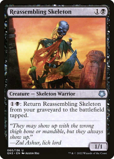 Reassembling Skeleton\nGame Night: Free-for-All\nSingle\nMagic The Gathering