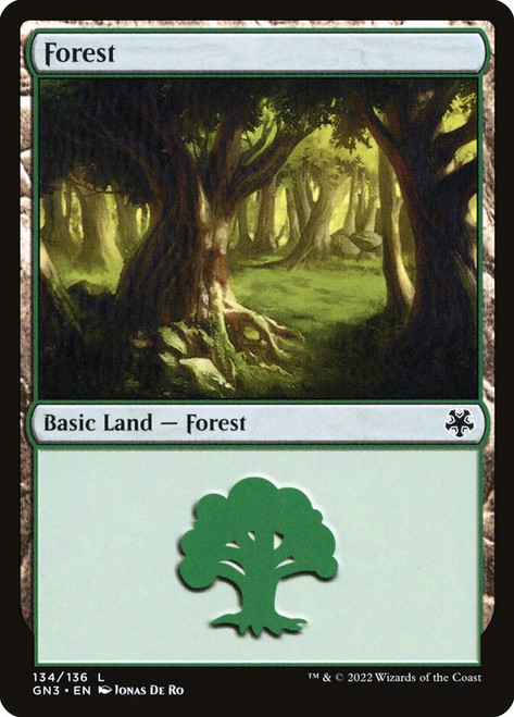 Forest (#134)\nGame Night: Free-for-All\nSingle\nMagic The Gathering