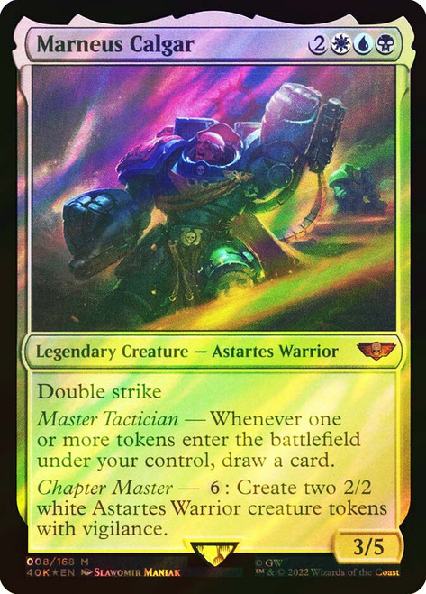 Marneus Calgar (Surge Foil)\nWarhammer 40,000 Commander - Surge Foil\nSingle\nMagic The Gathering